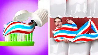 IF TOOTHPASTE WERE AN ANNOYING PERSON || Funny Relatable Situations, DIYs And Hacks