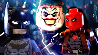 LEGO BATMAN VS RED HOOD ( "UNDER THE RED HOOD" &  "Death in the Family"  Stop Motion Brickfilm)