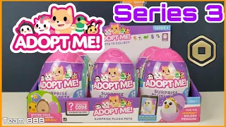 ADOPT ME SERIES 3! Full Box DLC Codes Surprise Plush Pets Roblox Plushie Mystery Gamer eggs unboxing