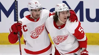 Dylan Larkin (#71) and Tyler Bertuzzi (#59) All Goals 2020-21 Season