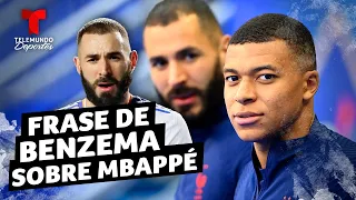 Benzema opina sobre la novela del Real Madrid y Mbappé | Telemundo Deportes