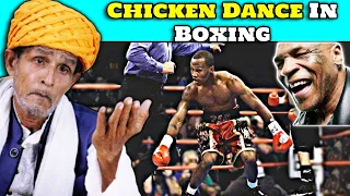 EPIC "CHICKEN DANCES" IN BOXING Shocked The Villagers ! Tribal People React To CHICKEN DANCES BOXING