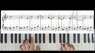 Grade 1 Piano: Andante, no. 32 from Die ersten Schritte des jungen Klavierspielers, op 82 by Gurlitt