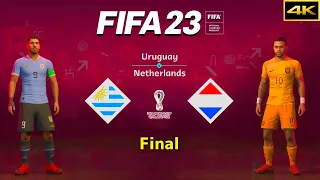 FIFA 23 - URUGUAY vs. NETHERLANDS - FIFA World Cup Final - Suárez vs. Depay - PS5™ [4K]