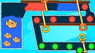 Save The Fish / pull the pin max level 3428 -  3430 fish game pull the pin / mobile game