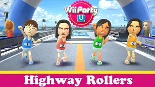 Wii Party U - Highway Rollers Jinna Vs Massimo Vs Kaori Vs Jialan(Master Difficulty)