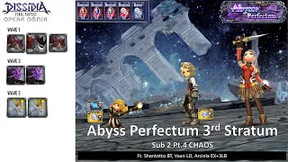 DFFOO GL (Abyss Perfectum 3rd Stratum Sub 2 Pt 4 CHAOS) Shantotto BT, Vaan LD, Arciela