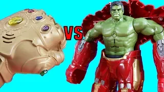 Ultimate Hulk Smash Vs Ultimate Infinity Gauntlet | Hulkbuster Rescues Batman Robot