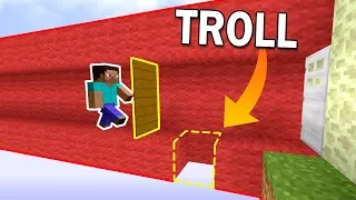 UN PASSAGE PIÉGÉ DANS NOTRE BASE ?! | Minecraft Bed Wars Troll