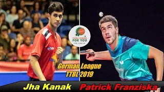 Kanak Jha vs Patrick Franziska II German Bundesliga 2019-2020 II TTBL II Канак- Францызка