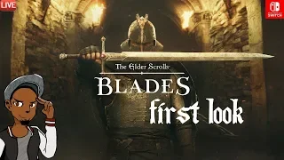 🔴LIVE: The Elder Scrolls Blades First Look (Nintendo Switch)