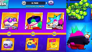 Unlocking Whole BRAWL PASS | Brawl Stars Season 7 Gemming