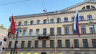 ST PETERSBURG, Russia Prepares to The VICTORY DAY Parade and Immortal Regiment Procession. LIVE