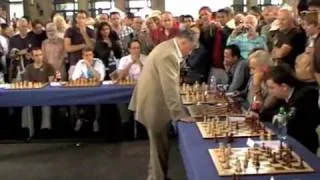 Anatoly Karpov simultaneous exhibition Zurich 2009