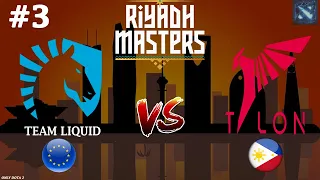 СУМАСШЕДШИЙ РАЗМЕН ТРОНАМИ | Liquid vs Talon #3 (BO3) Riyadh Masters 2023