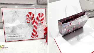 Gift Bag Pop up Card Tutorial PLEASE FIND MEASUREMENTS IN THE DESCRIPTION BAR NOT IN THE VIDEO