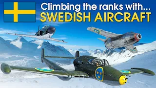 Climbing the ranks with SWEDISH AIRCRAFT / War Thunder