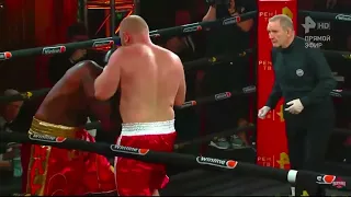 Sergei Kharitonov wins by a round 6 decision victory over Deontay Wilder's trainer Malik King Scott