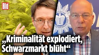 Harte Kritik an Lauterbachs Kiffer-Pläne | Rainer Wendt zur Cannabis-Legalisierung