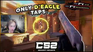 LEARN HOW TO D'EAGLE TAP WITH S1MPLE AND M0NESY AND MUCH MORE! - CS2 COMMUNITY HIGHLIGHTS