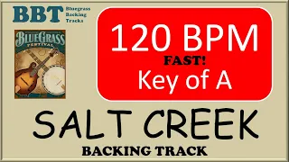 Salt Creek FAST bluegrass backing track
