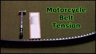 Motorcycle Belt Tension