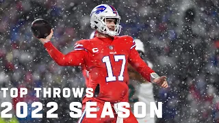 Top Throws of The 2022 Regular Season | NFL Highlights