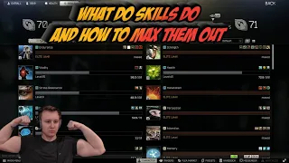 What do skills do and How to max them out 12.12 - Escape From Tarkov