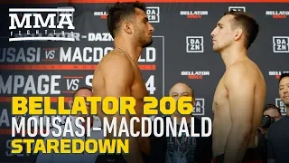 Bellator 206: Gegard Mousasi vs Rory MacDonald Weigh-In Staredown - MMA Fighting