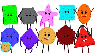 Ten Little Shapes, We Are Shapes and Nursery Rhymes for Children