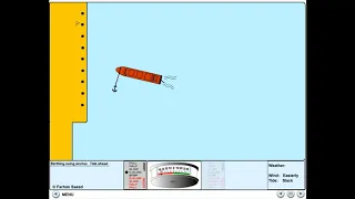 Shiphandling - Berthing using anchor with slack tide - 2