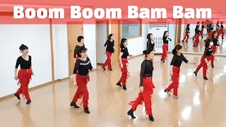 Boom Boom Bam Bam - Linedance (Phrased Intermediate Level) 중고급반