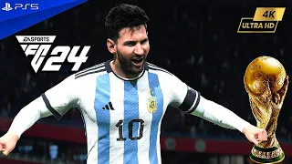 FIFA World Cup Final 2022 in EA FC 24 | Argentina vs France | PS5 4K