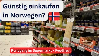 Günstig einkaufen in Norwegen? Rundgang im Supermarkt | Food Haul August 2023 | Lebensmitteleinkauf