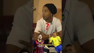 Messi o Ronaldo il fenomeno ? 🤔 #calcio #curiosità #shortsvideo #ronaldinho #leomessi