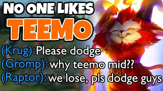 No one in High Elo likes Teemo Mid, not even my own team. But I'll carry them. | 13.5