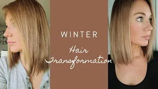 WINTER HAIR TUTORIAL USING REDKEN SHADES EQ! - Toning down blonde hair using all level 7s