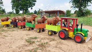 Three Mini Tractor from Wood DIY Woodworking Mini Tractor