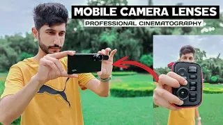 MOBILE CAMERA LENSES FOR PROFESSIONAL CINEMATOGRAPHY | 8 IN 1 ALL MOBILE LENSES | IN HINDI