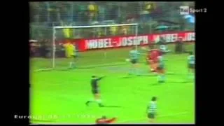 1979 November 7 Kaiserslautern West Germany 2 Sporting Lisbon Portugal 0 UEFA Cup