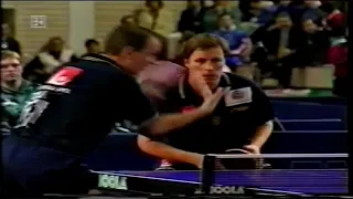 Jan Ove Waldner Breaking His Racket @ Table Tennis