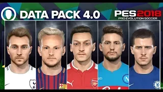 PES 2018 | Data Pack 4.0 | All New Faces, Kits & Boots