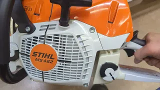 Brand new on the shelf NON-M-Tronic Stihl 462!?!? Thought this combo didn't exist!