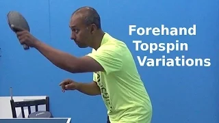 Forehand Topspin Variations | Table Tennis | PingSkills