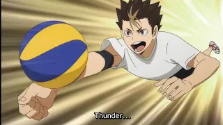 Haikyuu!! Nishinoya Rolling Thunder Double | Haikyuu!!: To the Top Season 4 Episode 2