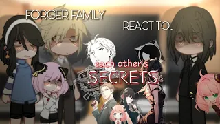 🇷🇺|🇬🇧 SPY X FAMILY REACT TO EACH OTHER SECRETS | РЕАКЦИЯ СЕМЬИ ШПИОНА НА СЕКРЕТЫ ДРУГ ДРУГА. 1/2