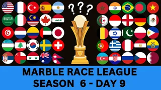 50 Countries Marble Race League Season 6 Day 9 in Algodoo