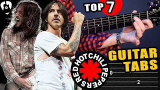 Top 7 Best Red Hot Chili Peppers Songs for Acoustic Guitar from Easy to Hard!  Tab Lesson Tutorial