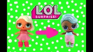 LOL SURPRISE из Китая в золотой шар SPLASH  QUEEN OOAK Своими руками Куклы ЛОЛ сюрприз