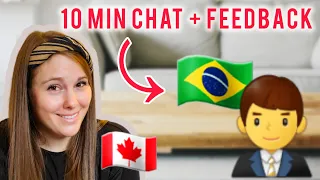 FREE ENGLISH CONVERSATION with a Portuguese Speaker (Brazil) (Ledilson) // ESL ENGLISH HELP